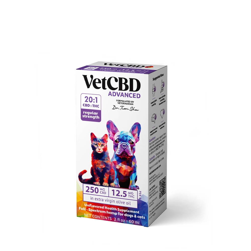 Advanced CBD:THC Tinctures for Dogs & Cats | VetCBD