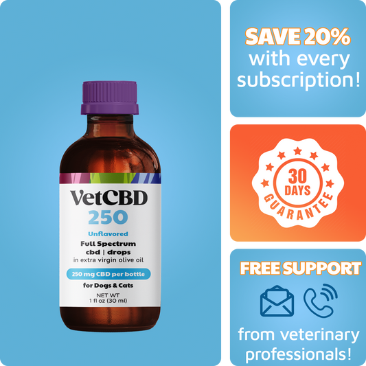 VetHemp Standard Formula Tinctures for Dogs & Cats