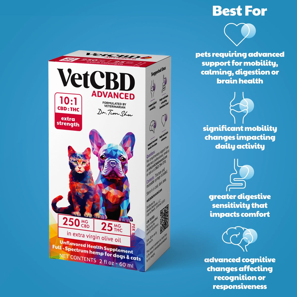 Advanced Formula CBD:THC Tinctures