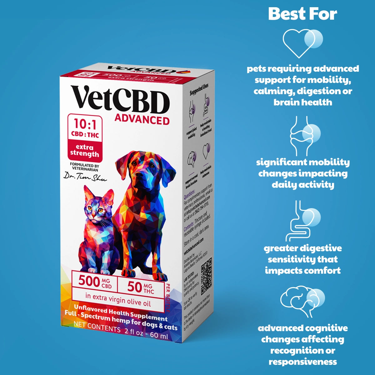 Advanced Formula CBD:THC Tinctures