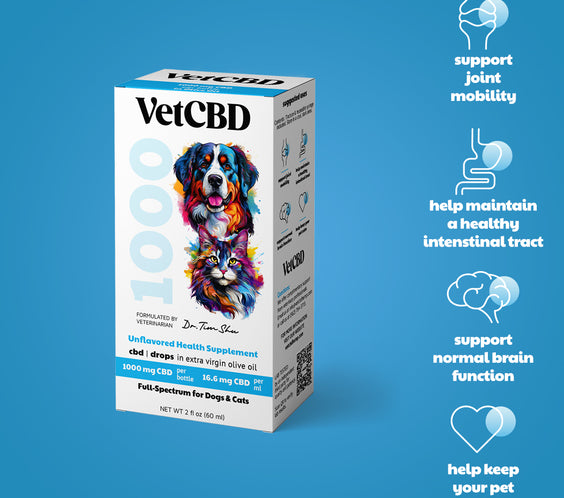 VetHemp Standard Formula Tinctures for Dogs & Cats