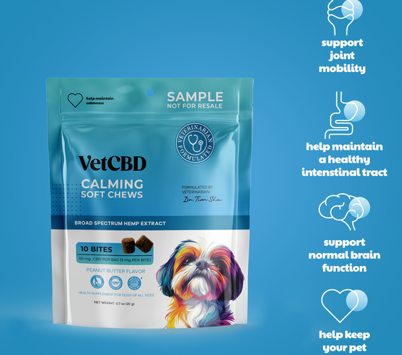 CBD Calming Chews for Dogs 10 Count