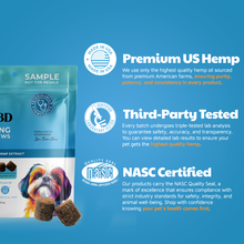 CBD Calming Chews for Dogs 10 Count