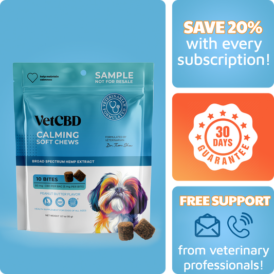 CBD Calming Chews for Dogs 10 Count