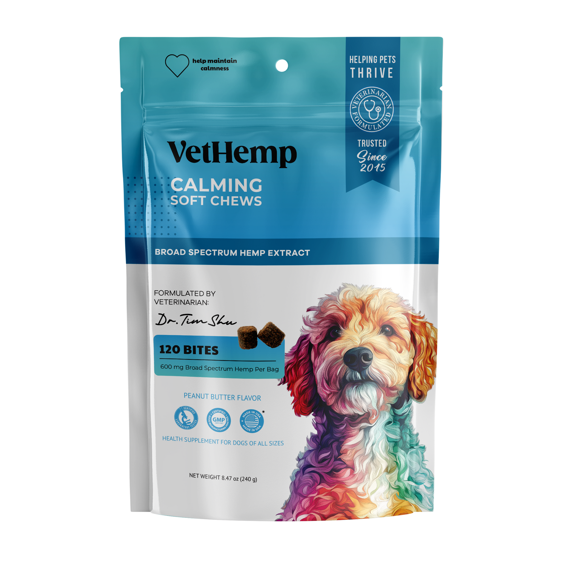 VetHemp Calming Chews for Dogs