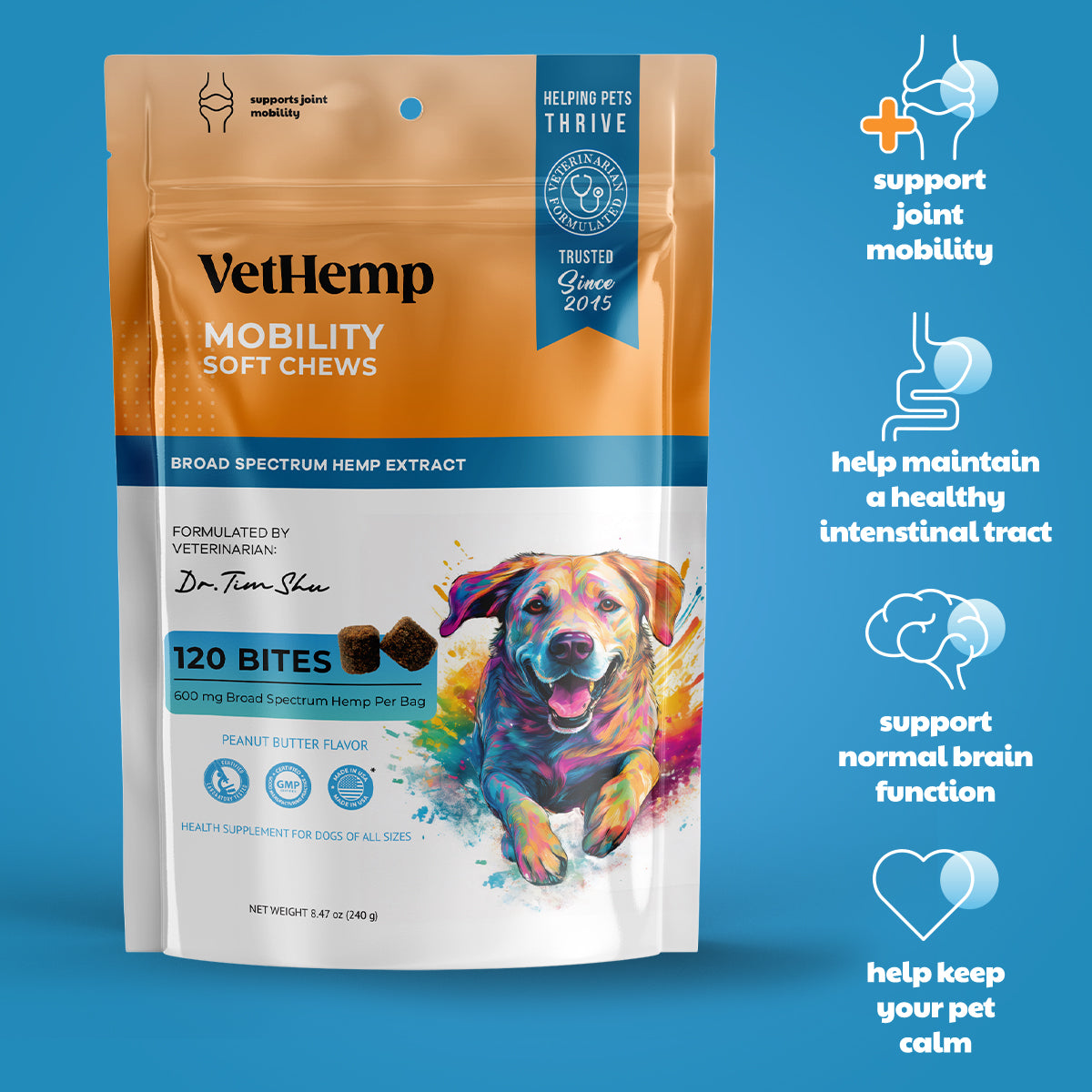 VetHemp Mobility Chews for Dogs