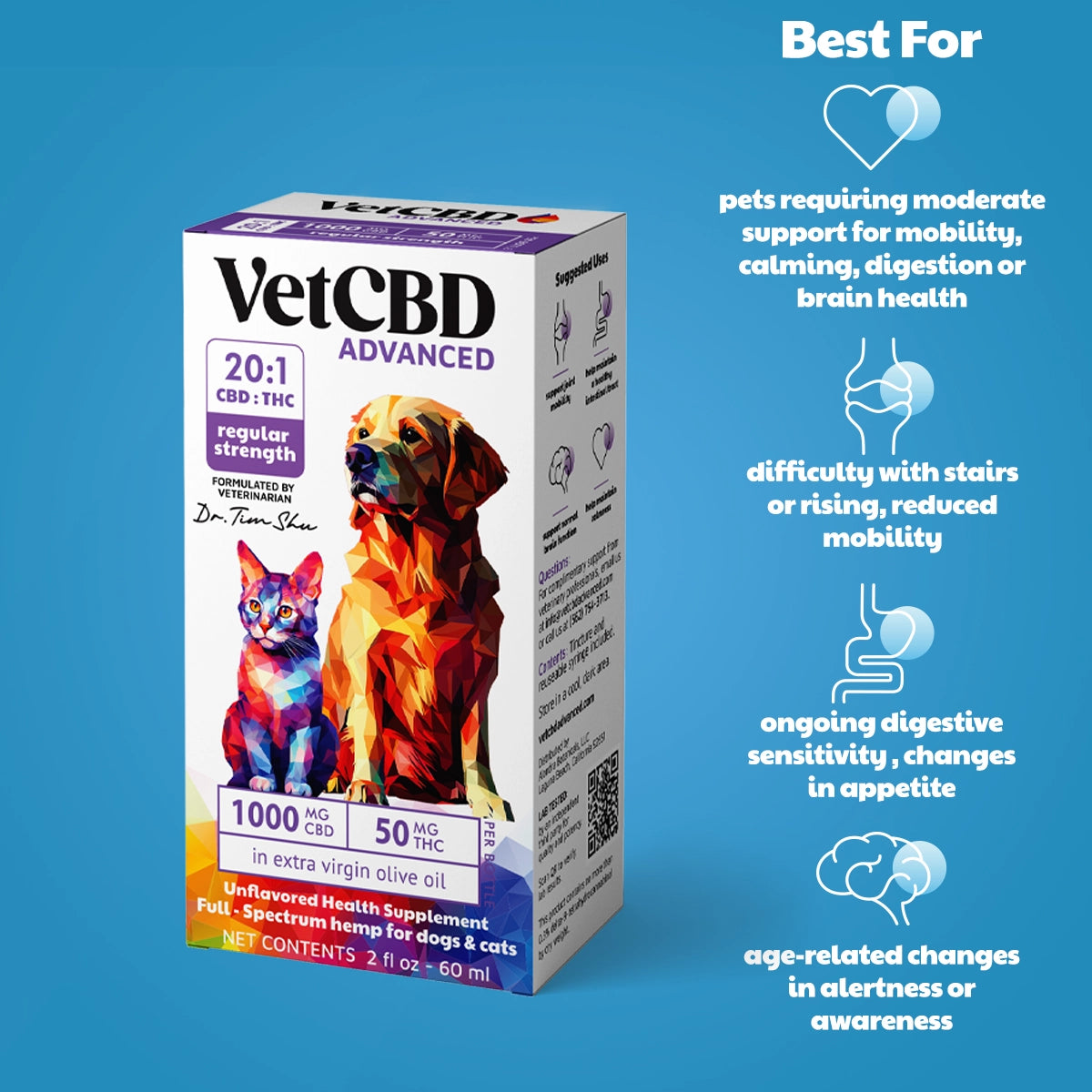 Advanced Formula CBD:THC Tinctures