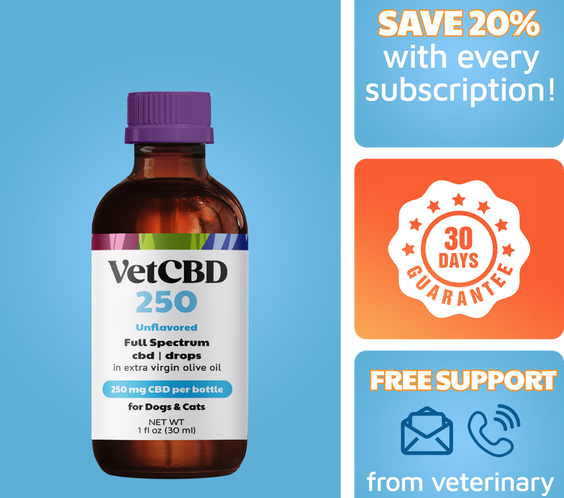 VetHemp Standard Formula Tinctures for Dogs & Cats