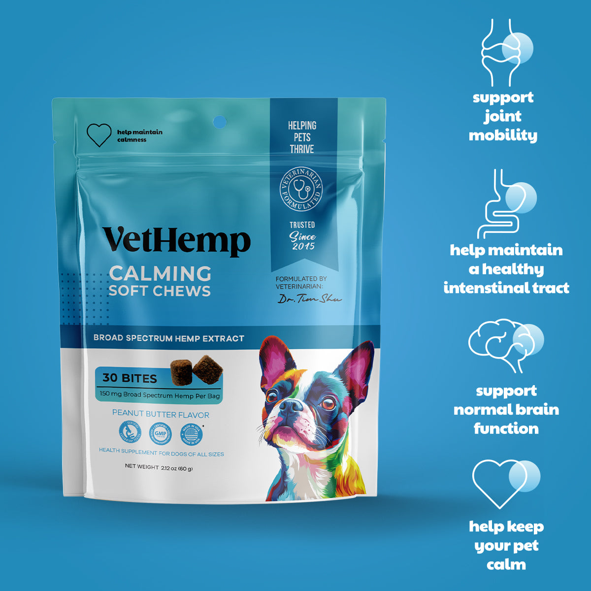 VetHemp Calming Chews for Dogs