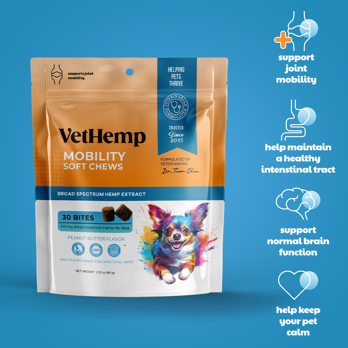 Hemp Mobility Chews for Dogs | VetCBD Hemp