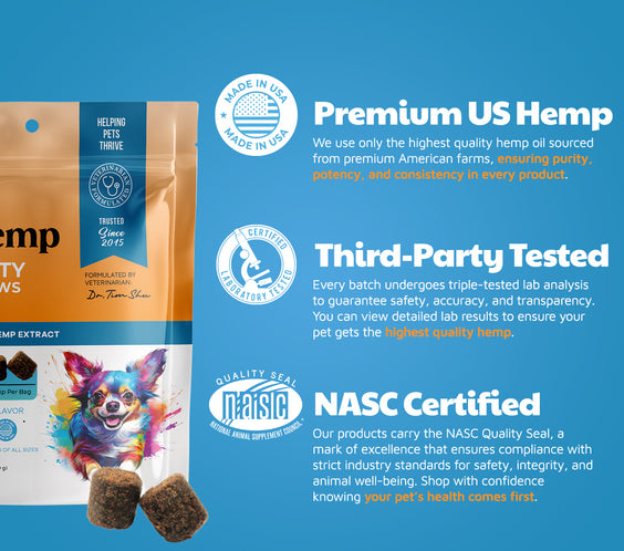 VetHemp Mobility Chews for Dogs