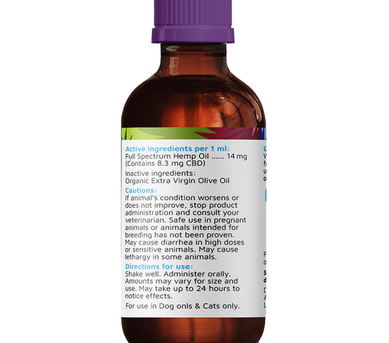 Standard Formula CBD Tinctures for Dogs & Cats