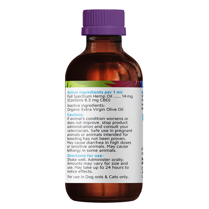 Standard Formula CBD Tinctures for Dogs & Cats