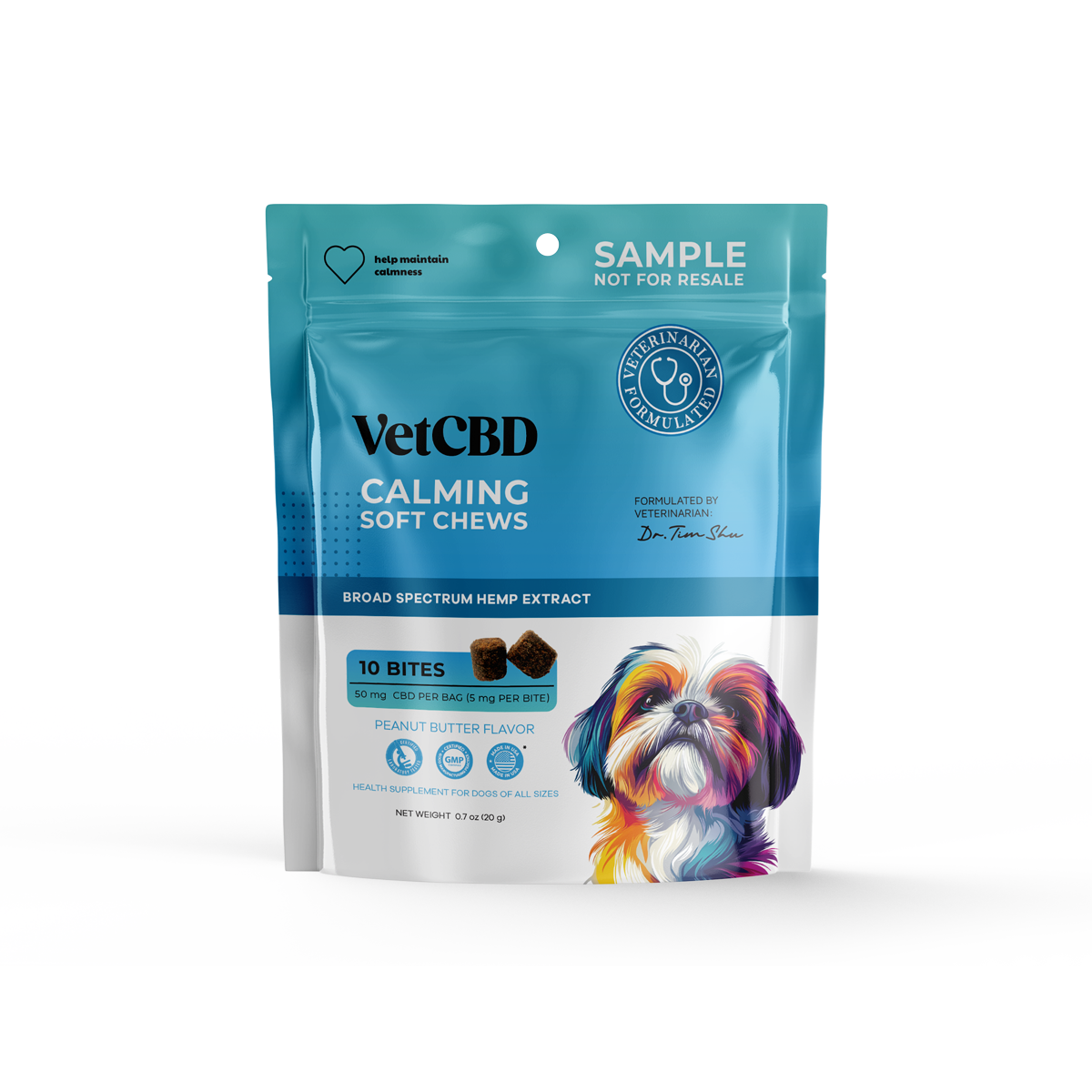 CBD Calming Chews for Dogs 10 Count