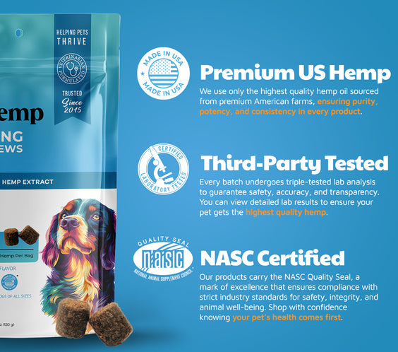 VetHemp Calming Chews for Dogs