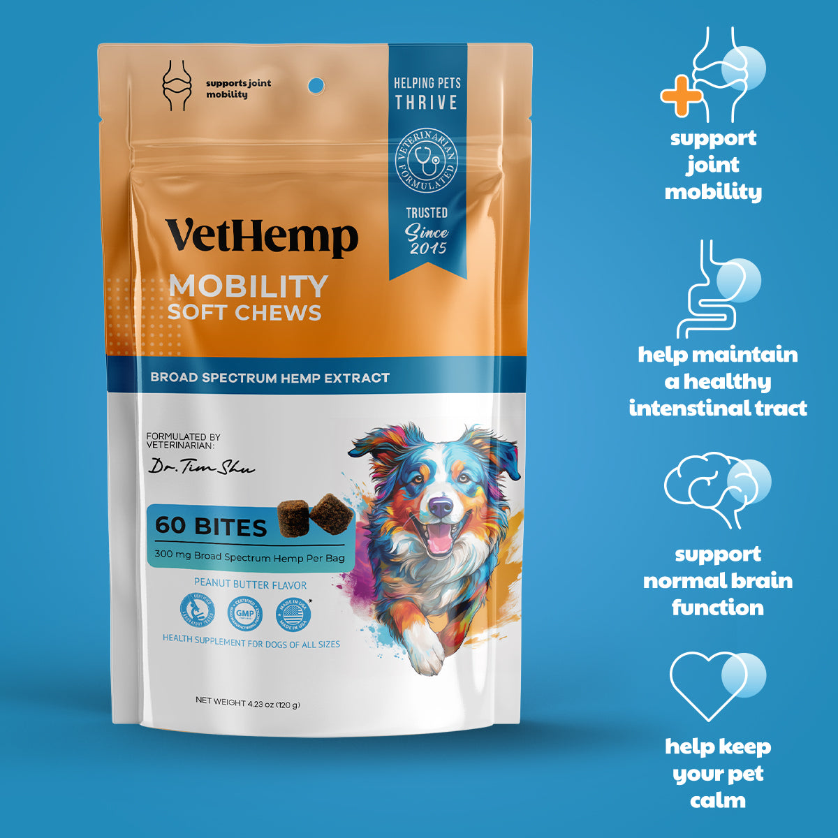 VetHemp Mobility Chews for Dogs
