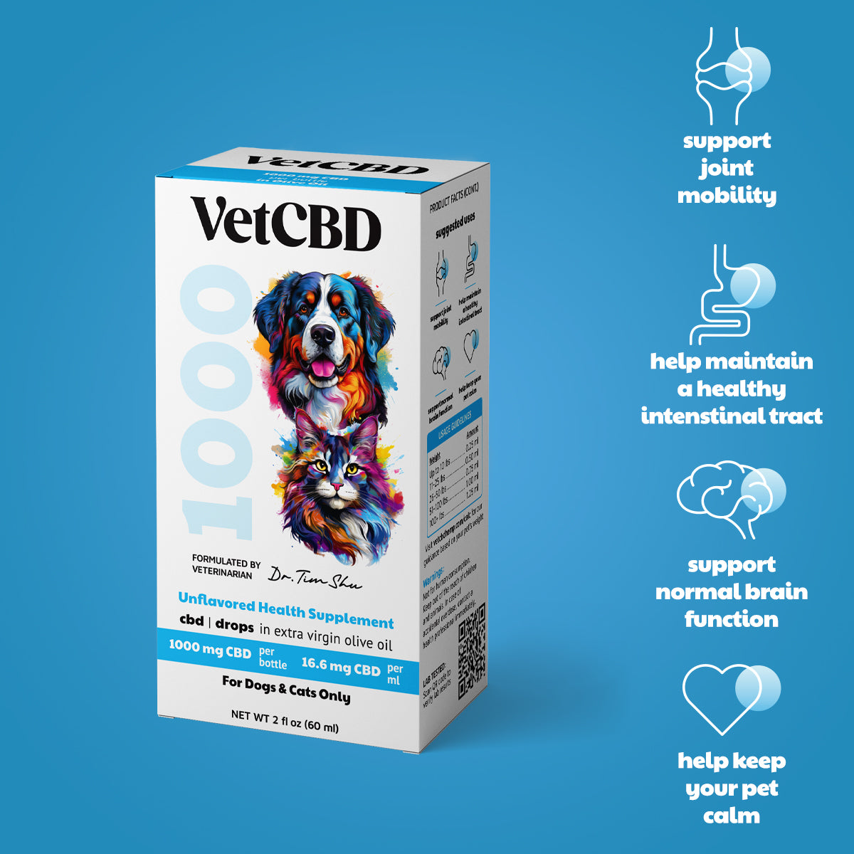 Standard Formula CBD Tinctures for Dogs & Cats
