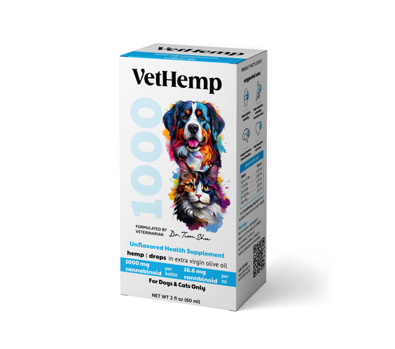 VetHemp Hemp Isolate Tinctures for Dogs & Cats