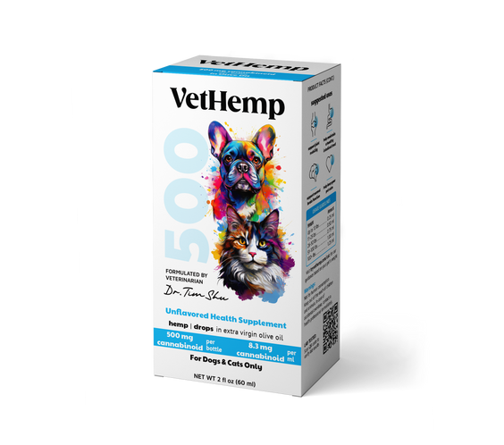 VetHemp Hemp Isolate Tinctures for Dogs & Cats