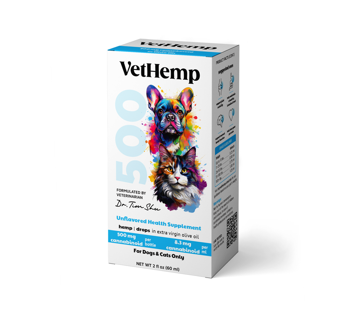 VetHemp Hemp Isolate Tinctures for Dogs & Cats