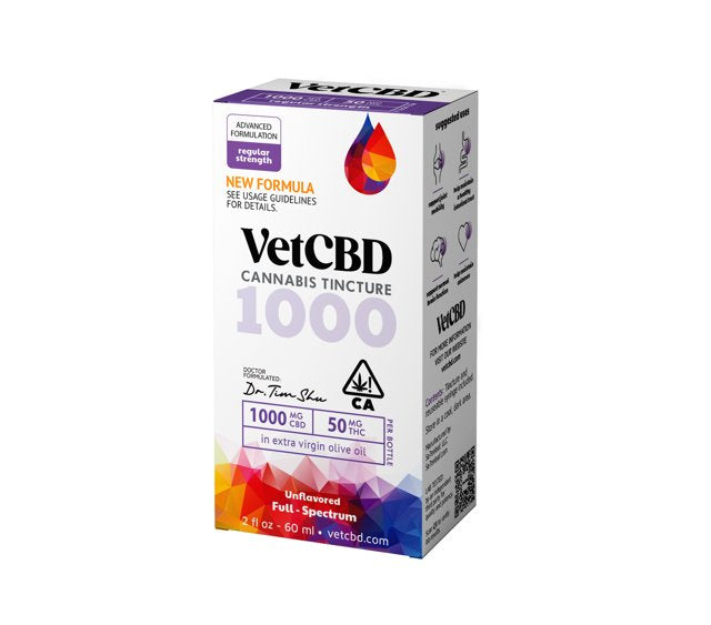 Cannabis Tincture 1000 regular strength box