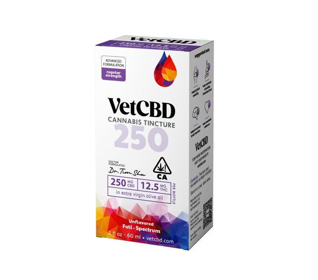 Cannabis Tincture 250 regular strength box