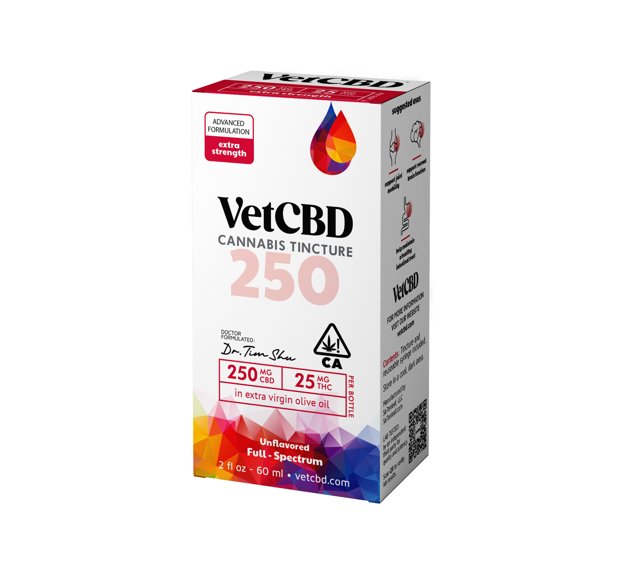 Cannabis Tincture 250 extra strength box