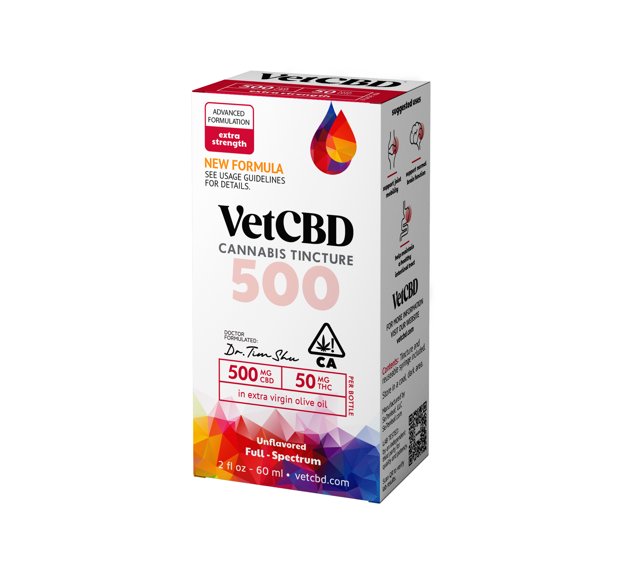 Cannabis Tincture 500 extra strength box