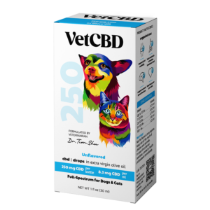VetCBD 250mg Full Spectrum Tincture for Dogs and Cats