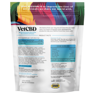 VetCBD 60 count Calming Soft Chews for Dogs